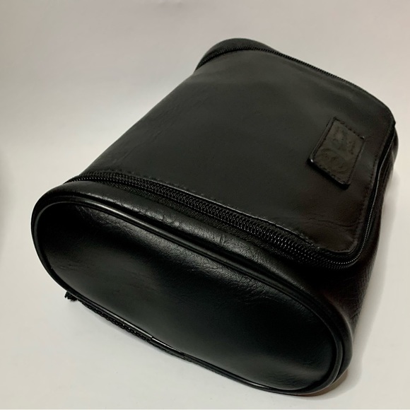 🍀 NWT Original Penguin Black Travel Grooming Toiletries Kit Case Bag🍀#PENGUIN - Picture 9 of 13